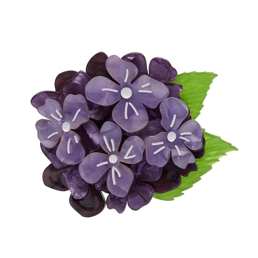 Erstwilder Heartfelt Hydrangea Brooch BH6793-5040