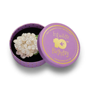 Erstwilder Heartfelt Hydrangea Brooch BH6793-8100