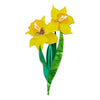 Garden Goddess Daffodil Brooch