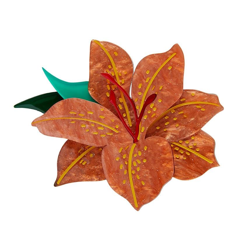 Erstwilder Frilly Lily Frond Brooch BH6797-6440