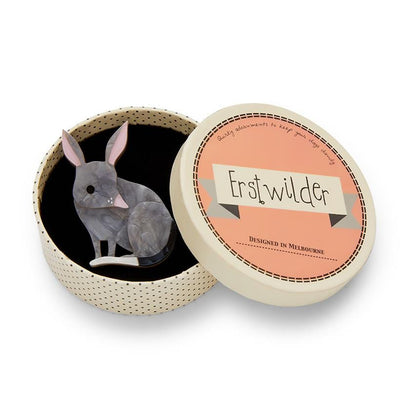 Erstwilder Bouncy Burrow Dweller Bilby Brooch BH6853-7100