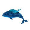 Benevolent Behemoths Blue Whale Brooch