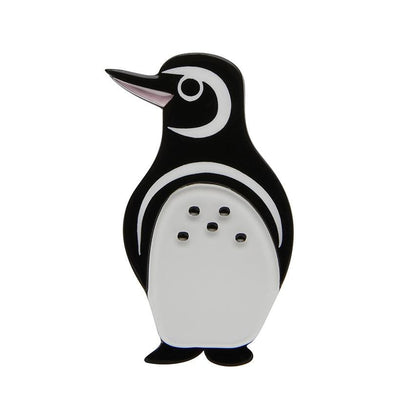 Erstwilder Northside Wanderer Penguin Brooch BH6857-7080