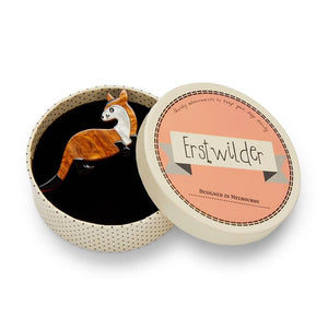 Erstwilder Prince of the Prarie Black-Footed Ferret Brooch BH6858-9000