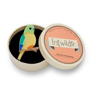 Erstwilder Radiant Rambler Parrot Brooch BH6862-6040