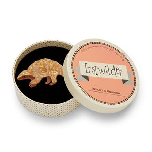 Erstwilder Roly Poly Pangolin Brooch BH6864-9200