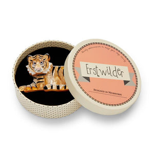 Erstwilder Hairy Hobbes Tiger Brooch BH6866-6300