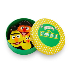 Erstwilder Bert & Ernie Brooch BH6878-6063