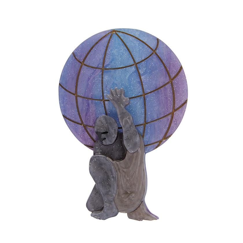 Erstwilder Weight of the World Brooch BH6895-7130