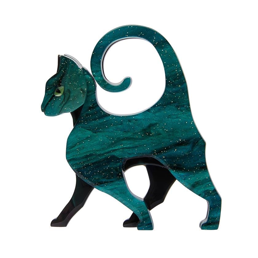 On the Prowl Cat Brooch Erstwilder