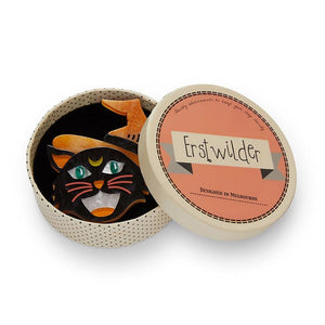Erstwilder Hex Kitten Brooch BH6907-7061