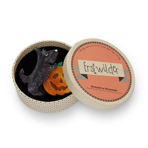 Erstwilder Patch the Pumpkin Pup Brooch BH6909-7361