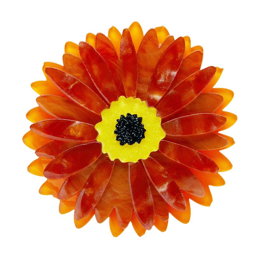 Erstwilder Sunshine of Life Gerbera Brooch BH6917-6261