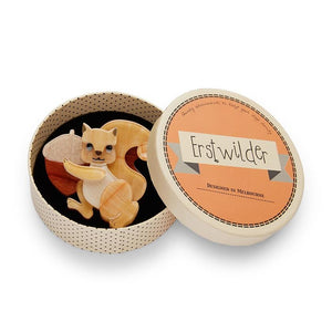 Erstwilder Squirreled Away Brooch BH6932-9290