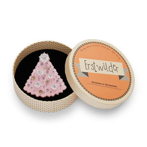 Erstwilder The Night Before Pink-Mas Brooch BH6939-4010