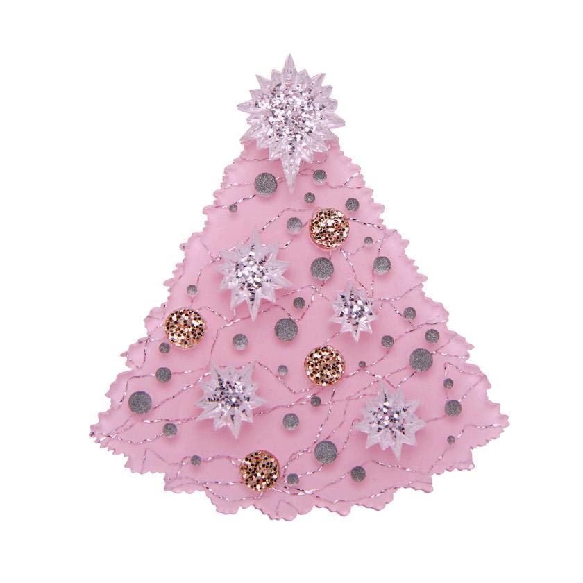 Erstwilder The Night Before Pink-Mas Brooch BH6939-4010
