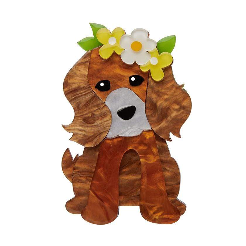 Erstwilder Puppy Love Brooch BH7015-9060