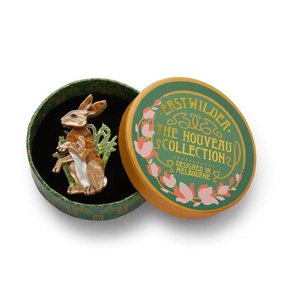 Erstwilder Habitual Hare Brooch BH7025-9290