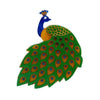 Le Peacock Royal Brooch