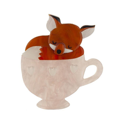 Erstwilder Mug Full of Hugs Brooch BH7040-6180