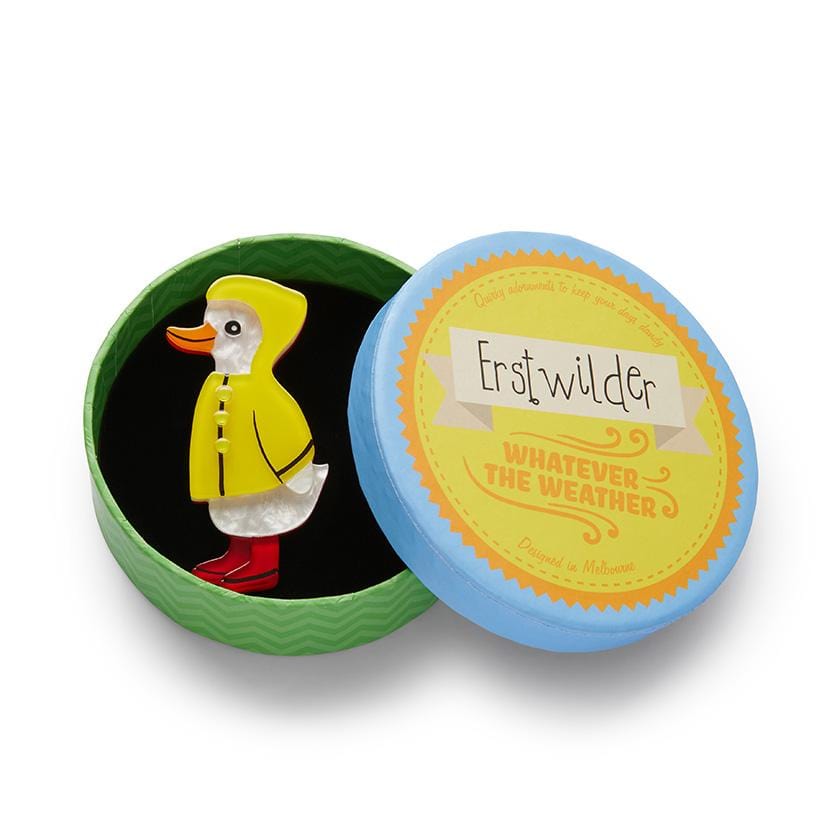 Erstwilder Duck, Duck, Splash! Brooch BH7048-6080
