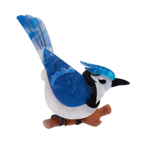 Erstwilder The Blue Jay Way Brooch BH7085-3180