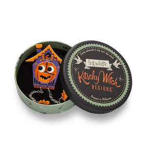 Erstwilder Midnight Approaches Brooch BH7110-5061