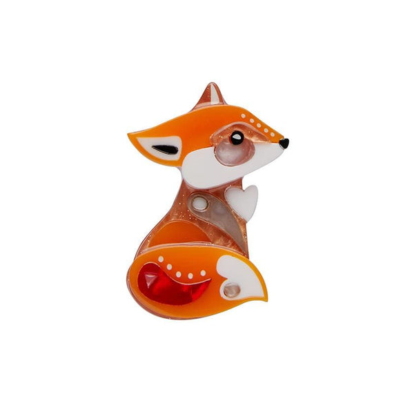 The Footloose Fox Mini Brooch – Erstwilder