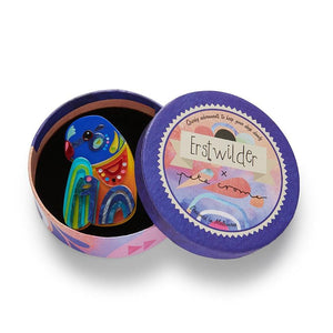 Erstwilder The Radiant Rainbow Lorikeet Brooch BH7206-0100