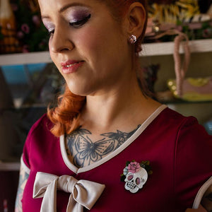 Erstwilder Decay Bouquet Brooch BH7382-8040