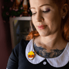 Kitty Corn Brooch
