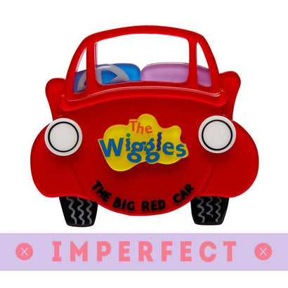 sale The Big Red Car Brooch (IMPERFECT) IP-BH7415-0100