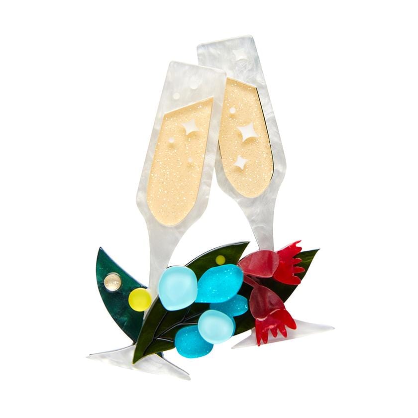 Champagne brooch new arrivals
