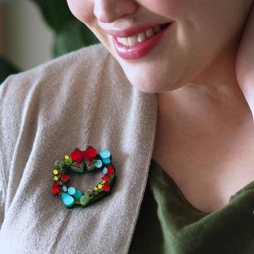 Wreath Down Under Brooch Erstwilder