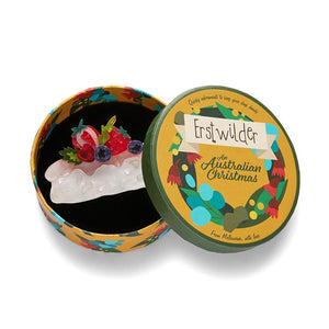 Erstwilder Festive Pavlova Brooch BH7429-8000