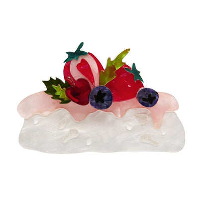 Erstwilder Festive Pavlova Brooch BH7429-8000