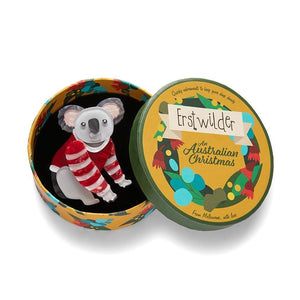 Erstwilder Comfy Christmas Koala Brooch BH7430-7100