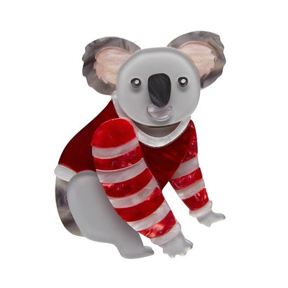 Erstwilder Comfy Christmas Koala Brooch BH7430-7100
