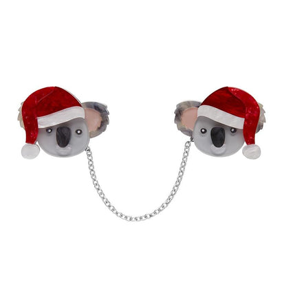 Erstwilder Koala Claus Double Brooch BH7431-7100