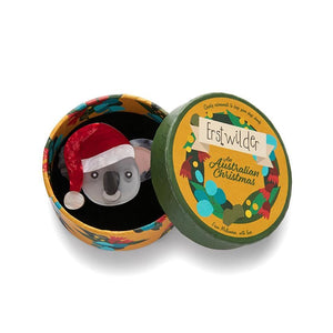 Erstwilder Koala Claus Brooch BH7432-7100