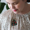 Erstwilder Yuletide Timber Brooch BH7442-4000