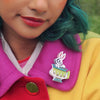Follow the White Rabbit Brooch