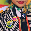 Mad Hatter's Tea Party Double Brooch