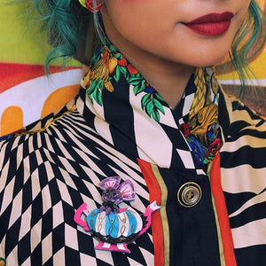 Erstwilder What the Dormouse Said Brooch BH7554-5000