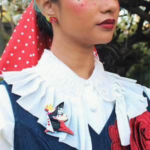 Erstwilder Queen of Hearts Brooch BH7559-1000