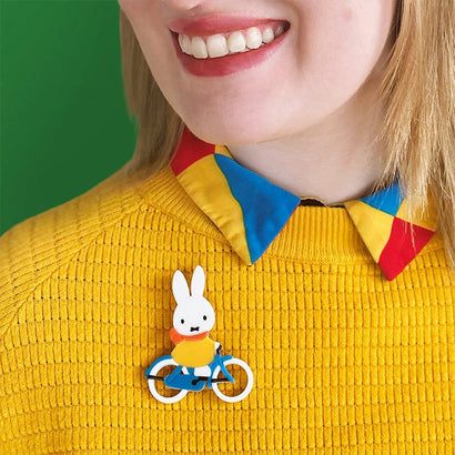 Erstwilder Miffy's Bicycle Brooch BHAT103