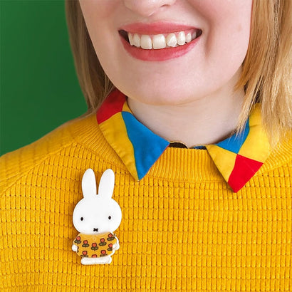 Erstwilder Miffy's Party Dress Brooch BHAT107