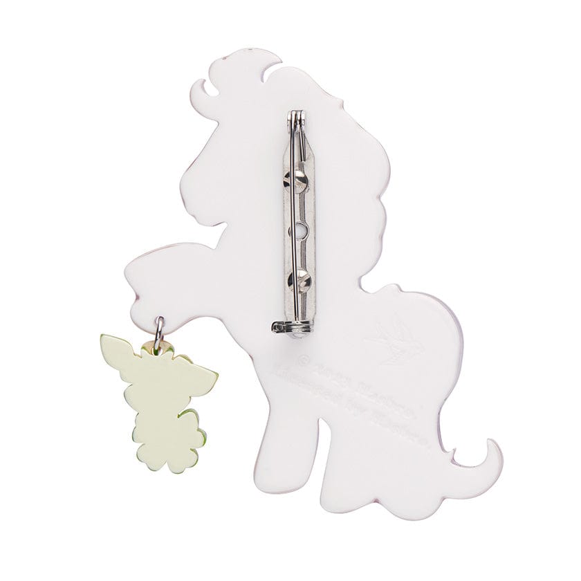 Blossom Flower Drop Brooch  -  Erstwilder  -  Quirky Resin and Enamel Accessories