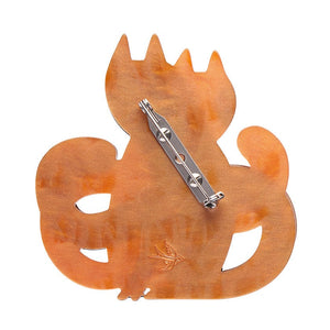 Hide and Seek Cats Brooch  -  Erstwilder  -  Quirky Resin and Enamel Accessories