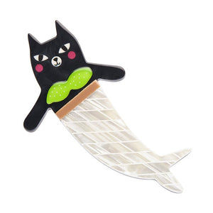 Catmaid Brooch  -  Erstwilder  -  Quirky Resin and Enamel Accessories